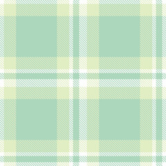 Metallic White Seamless Tartan with Bright Ecru accents Textile Design