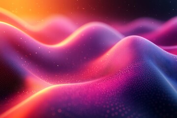 abstract colorful background with waves and stars.