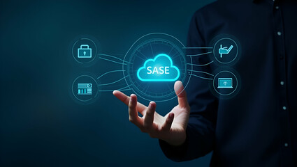 Holographic SASE Interface Device: Secure Access Service Edge Technology for Cloud Data Protection