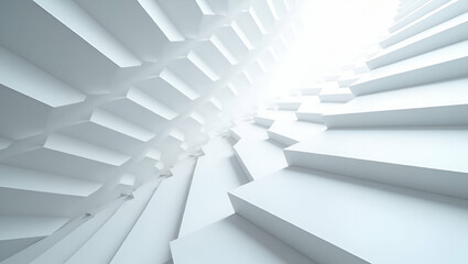 Construct stacked techno stripes across repetitive planes preserving crisp white intervals instilling clean futuristic brand stance concept as Align neat arcs and linear segments with measured emptine