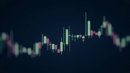 Naklejka premium Flat Animated table and bar graph showing stock exchange market indices presented in an abstract 4K video background concept as Animated table and bar graph showing stock exchange market indices prese