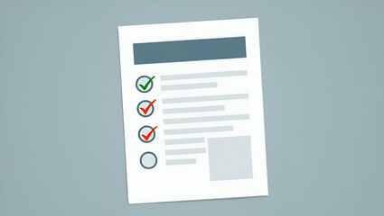 Flat Quality Certificate & Checklist for Marketing Compliance & Standards