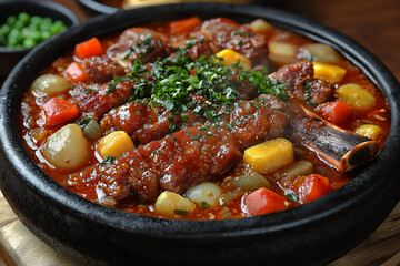 Award winning Photography of Lotus Root Pork Ribs Soup.