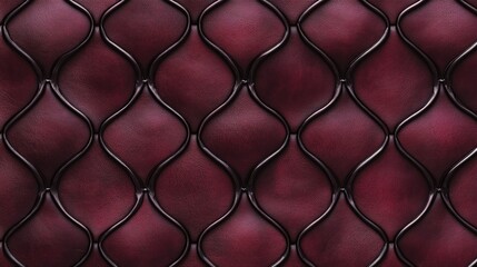 Fototapeta premium Deep Burgundy Seamless Pattern with Vintage Leather Texture. Luxury Background for Invitation Card and Dark Red Color Backdrop