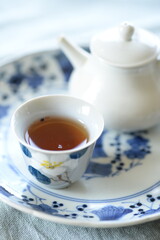 Herbal tea, blended specially, for women.