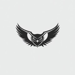 Obraz premium Owl Wings Logo