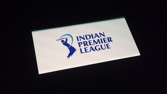 Gurugram, India - March 26 2025: Indian premier league or Ipl logo icon mobile screen, concept of streaming cricket match on smartphone.