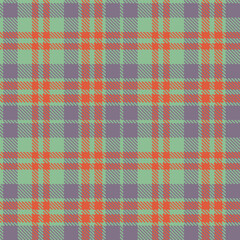 Modern Seamless Tartan in Cool Greyish Green tones Textile Design