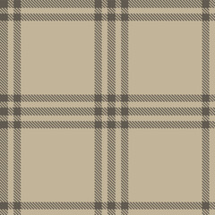 Vivid Gunmetal Seamless Tartan with Dusty Putty accents Textile Design