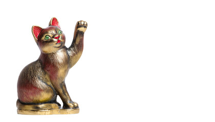 Bronze Cat Figurine