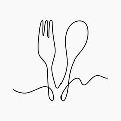 Eating utensils, aesthetic illustration design element vector