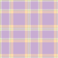 Cool Lilac and Rich Light Light Green Seamless Tartan Textile Design