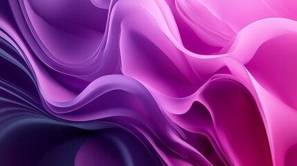 Abstract Wavy Fabric Design in Purple and Pink Tones Backdrop