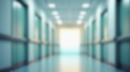 Bright hospital corridor, sterile, doors, light, hope, medical, healthcare, background, website