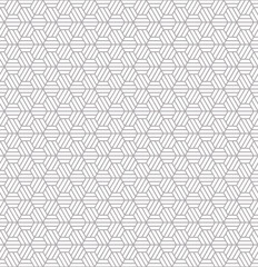 Seamless geometric pattern of hexagons.  Abstract vintage background.
