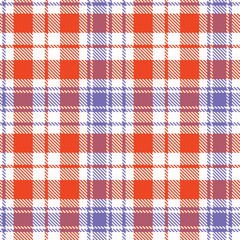 Modern Rich White Seamless Tartan Textile Design Variant 740