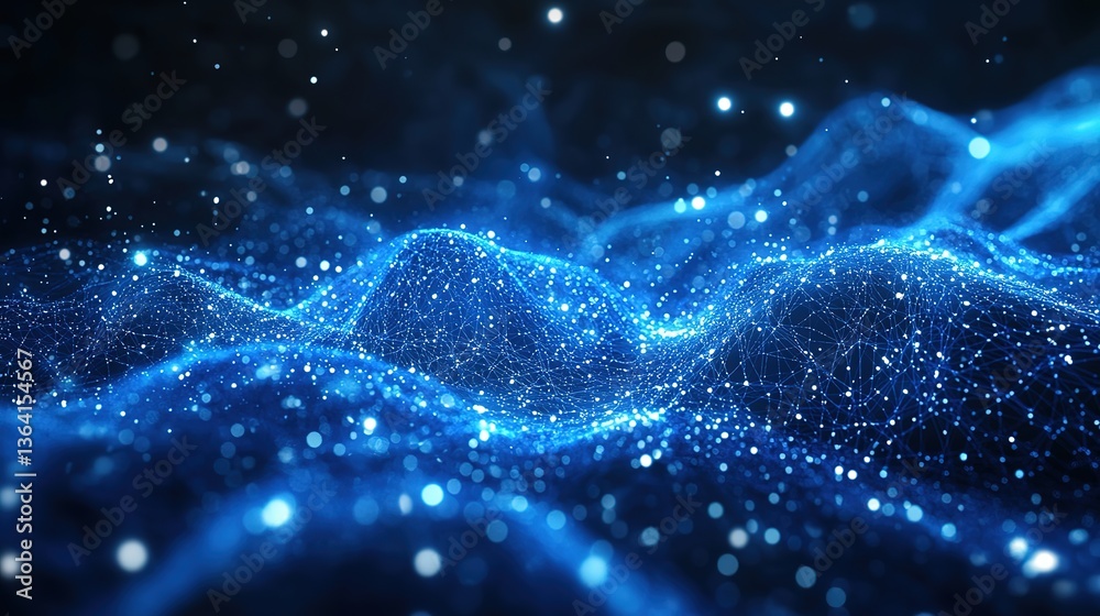 Aufkleber Binary data processing for cyber security and computing technology. 8k Resolution