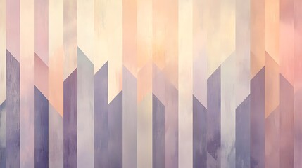 Abstract Cityscape Sunset Hues.