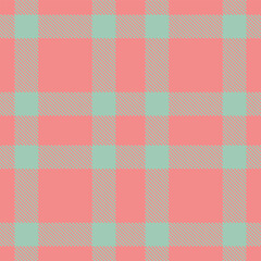 Modern Seamless Tartan in Bright Blush Pink tones Textile Design