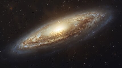 Spiral galaxy in deep space. (69)
