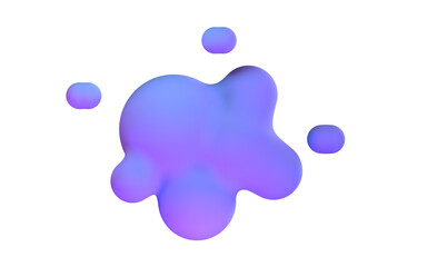 Futuristic y2k 3D icon
