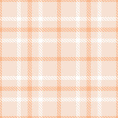 Modern Seamless Tartan in Muted Very Light Pink tones Textile Design
