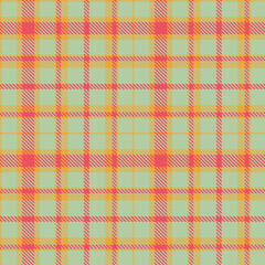 Modern Seamless Tartan in Vivid Butterscotch tones Textile Design