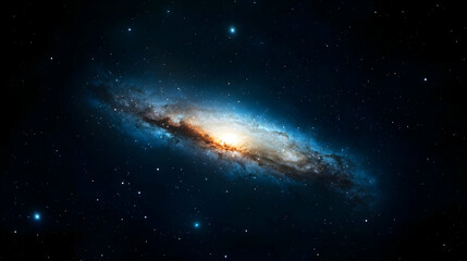 Obraz premium Spiral Galaxy In Deep Space
