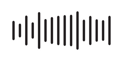 Sound waves icon Vector Sound waves design template. Set of podcast sound waves design eps 10