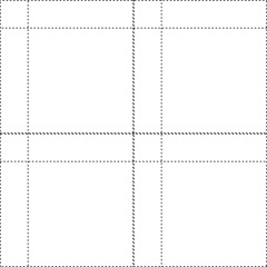 Bright Charcoal Grey Seamless Tartan with Iridescent White accents Textile Design