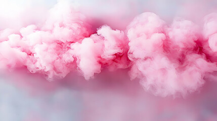 Fototapeta premium Abstract Pink Smoke Clouds Background