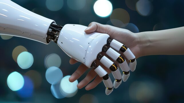 A business executive leading a discussion about the future of automation in business.