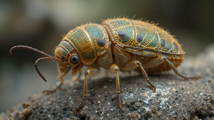 Fototapeta premium Gemeine Strauchschrecke ( Pholidoptera griseoaptera ).