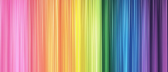 Obraz premium A vibrant gradient of colors transitioning through shades of pink, yellow, green, and blue, creating a visually striking abstract design.