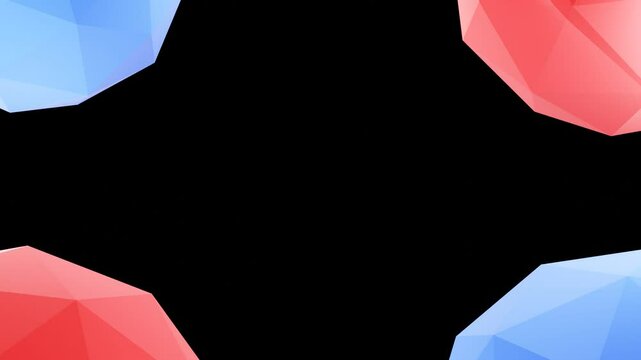 ico sphere of balls on black background 3d illustration rendering 4K Video Looping