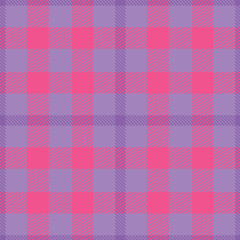 Modern Rich Light Purple Seamless Tartan Textile Design