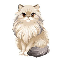 Cute Cat Head With Adorable Little Ears