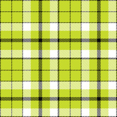 Modern Smoky Black Seamless Tartan Textile Design