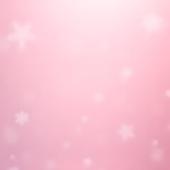 Light pink background with snowflakes natural lighting beautiful and elegant