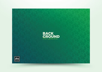 abstract green background template with natural element geometric composition