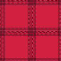Obraz premium Soft Maroon Seamless Tartan with Rich Rose Red accents Textile Design