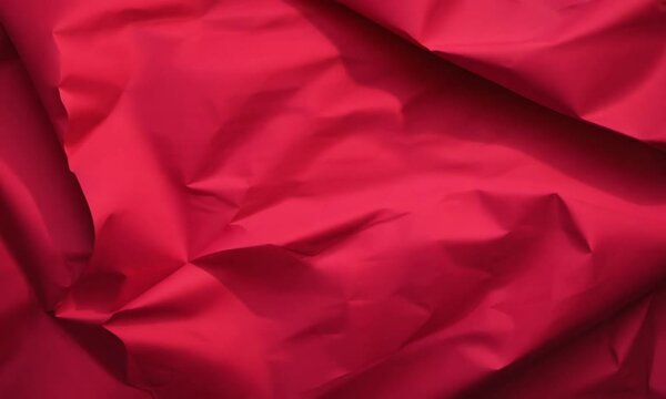 red crumped paper background. 