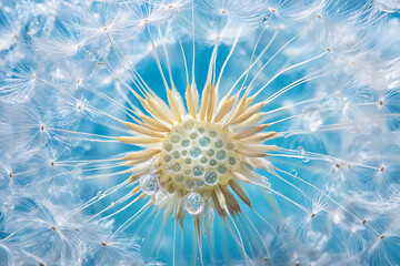 Obraz premium Close-up of a dandelion in the summer