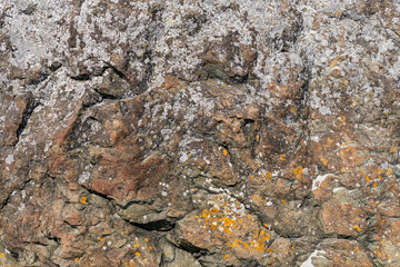 rock texture with cracks stone background with copy space for design