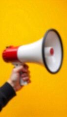 Generative AI Amplifies Voice: A Bold Announcement Image