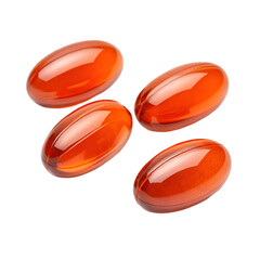 Red Capsules: Health Supplement