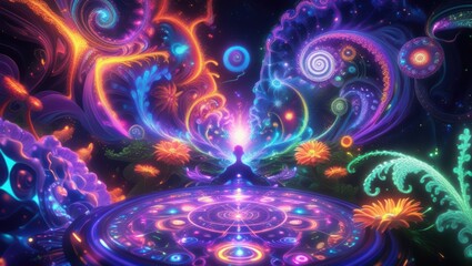 Cosmic Awakening: A Psychedelic Odyssey