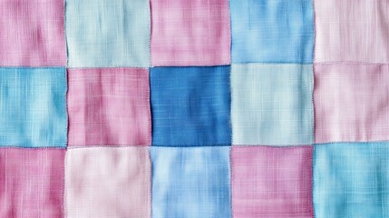 Indoor textile art showcase creative patchwork designs with colorful patterns