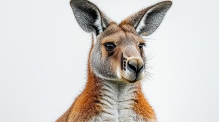 Fototapeta premium Close-up of a kangaroo in a serene environment