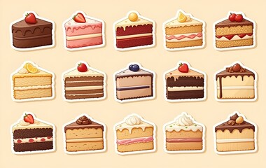 Cake background image, food dessert anniversary banner texture sticker advertising
